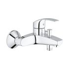 Set Badewannen- und Duscharmatur Grohe Eurosmart 33300002, Waschtischarmatur Grohe Eurosmart 33265002
