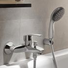 Set Duschset Grohe Euphoria 27421002, Badewannen- und Duscharmatur Grohe Eurosmart 33300002