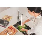 Set Küchenarmatur Grohe Essence 30270000, Granitspüle Grohe K700 31654AP0