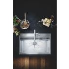 Set Küchenarmatur Grohe Essence 30270DC0, Stahlspüle Grohe K700 31726SD0