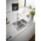 Set Küchenarmatur Grohe Essence 30270DC0, Stahlspüle Grohe K700 31726SD0