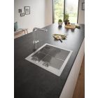 Set Küchenarmatur Grohe Essence 30270DC0, Stahlspüle Grohe K700 31726SD0