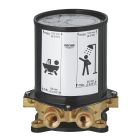 Set Badewannen- und Duscharmatur Grohe Essence 23491001, Bodenbefestigungselement Grohe 45984001