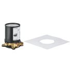 Set Badewannen- und Duscharmatur Grohe Essence 23491001, Bodenbefestigungselement Grohe 45984001