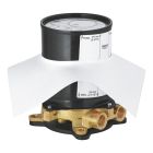 Set Badewannen- und Duscharmatur Grohe Essence 23491001, Bodenbefestigungselement Grohe 45984001