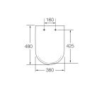 Set WC-Becken Roca Inspira A346537S00, Unterputzrahmen Roca Duplo One A890070020, A80153200B, A890189206, A890063000