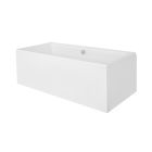 Set Rechteckige Badewanne Besco Quadro #WAQ-180-PK, Badewannenverkleidung Besco Quadro #OAQ-180-PK