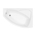 Set Eckbadewanne Besco Rima #WAR-140-NP, Badewannenverkleidung Besco Rima OAR-140-NS