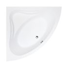 Set Eckbadewanne Besco Mia #WAM-130-NS, Badewannenverkleidung Besco Mia OAM-130-NS