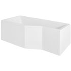 Set Eckbadewanne Besco Integra #WAI-150-PL, Badewannenverkleidung Besco Integra #OAI-150-NS