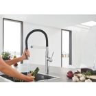 Set Küchenarmatur Grohe Essence 30294000, Granitspüle Grohe K700 31654AP0