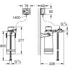 Set Wasserhahn mit Wasserfilter Grohe Blue 30601DC0, Untertischfilter Grohe Blue 40438001