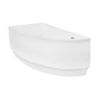 Set Eckbadewanne Besco Praktika #WAP-140-NL, Badewannenverkleidung Besco Praktika OAP-140-NL