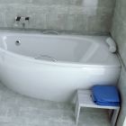 Set Eckbadewanne Besco Milena #WAM-150-NP, Badewannenverkleidung Besco Milena OAM-150-NP