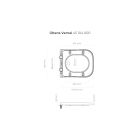 Set WC-Becken Oltens Vernal 42502000, Toilletensitz Oltens Vernal 45104000