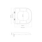 Set WC-Becken Oltens Gulfoss 42003000, Toilletensitz Oltens Gulfoss 45105000