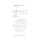 Set Handbrause Oltens Saxan EasyClick 37100100, Duschstange Oltens Alling 37300100, 37201100, 84200500