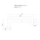 Set Kopfbrause Oltens Sondera 37003100, Wandarm Oltens Lagan 39401100