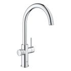 Set Küchenarmatur Grohe Red 30083001, Granitspüle Grohe K700 31654AP0
