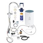 Set Küchenarmatur Grohe Red 30083001, Granitspüle Grohe K700 31654AP0