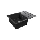 Set Granitspüle Teka Comfor TQ 115350000, Küchenarmatur Teka Uni 116030071