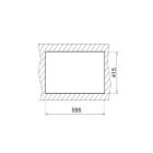 Set Granitspüle Teka Comfor TQ 115350000, Küchenarmatur Teka Uni 116030071