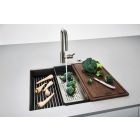 Set Granitspüle Franke Kanon 125.0528.612, Küchenarmatur Franke Lina 115.0626.053