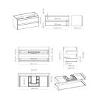 Set Kabinett Oltens Vernal 60004000, Kabinett Oltens Vernal 60003000, 63010000, 60021000