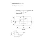 Set Kabinett Oltens Vernal 60009300, Waschbecken Oltens Vernal 41205000