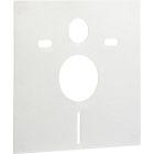 Set WC-Becken mit Absenkautomatik-Sitz Roca Gap Square A34H472000, Unterputzrahmen Roca Duplo One A890070020, A890195000, A890063000