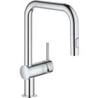 Set Granitspüle Grohe K700 31654AP0, Küchenarmatur Grohe Minta 32322002