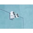 Set Duschtüren Oltens Fulla 21200100, Duschwand Oltens Fulla 22100100