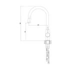 Set Granitspüle Alveus Cadit 1131361, Küchenarmatur Alveus Delos 1129022