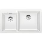 Set Granitspüle Blanco Pleon 9 523061, Küchenarmatur Blanco Fontas II 523134