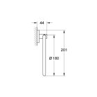 Set Betätigungsplatte Grohe Skate 38732A00, Klobürste Grohe Essentials 40374A01, 40367A01, 40369A01, 40365A01, 40394A01, 40364A01