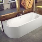 Set Eckbadewanne Besco Avita #WAV-160-NP, Badewannenverkleidung Besco Avita OAV-160-NS