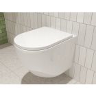 Set Verdeckter Rahmen mit Betätigungsplatte Grohe Solido 38981000, WC-Becken mit Absenkautomatik-Sitz Hagser Beno HGR20000042