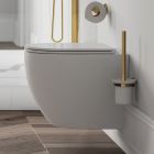Set Unterputzrahmen Tece Base 9400407, WC-Becken mit Absenkautomatik-Sitz Omnires Ottawa OTTAWAMWBP, 9.240.400