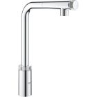 Set Küchenarmatur Grohe Minta 31613000, Stahlspüle Grohe K700 31574SD1