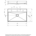 Set Konsole Deante Correo CKC_N60A, Waschbecken Deante Correo CQR_NU6S