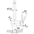 Satz stahlspüle Franke Box 127.0453.658, küchenarmatur Franke Atlas 115.0521.439