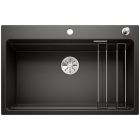 Set Granitspüle Blanco Etagon 8 525892, Küchenarmatur Blanco Catris-S Flexo 525793