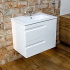 Set Ein Schrank aus einem Badezimmerset LaVita Floryda 5908211488134, Waschbecken LaVita Floryda 5908211485027