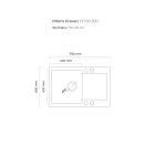 Set Granitspüle Oltens Gravan 72100300, Küchenarmatur Oltens Litla 35204300