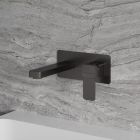 Set Duschset Omnires Slide SYSSL11GR, Waschtischarmatur Omnires Slide SL7715GR