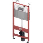 Set WC-Becken mit Absenkautomatik-Sitz Geberit Selnova Premium 502.793.00.1, Unterputzrahmen Tece Base 9400407, 9.240.400