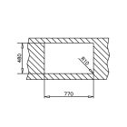 Set Stahlspüle mit Siphon Teka Universe 115110011, Küchenarmatur Teka IN 469781200