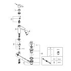 Set Badewannen- und Duscharmatur Grohe Start 24206002, Waschtischarmatur Grohe Start 23455002