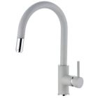 Set Granitspüle Alveus Cadit 1132030, Küchenarmatur Alveus Delos 1129019