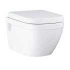 Set WC-Becken Grohe Euro Ceramic 39703000, Unterputzrahmen mit Knopf und Dichtung Grohe Solido 39930000